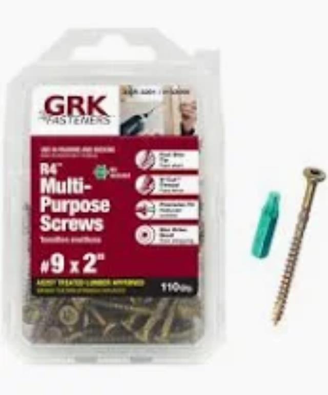 Rental store for SCREW GRK R4  9X2  PROPAK 690CT. in Evansville IN