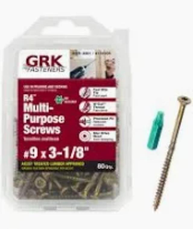 Rental store for SCREW GRK R4  9X3.125  PROPAK 425CT in Evansville IN
